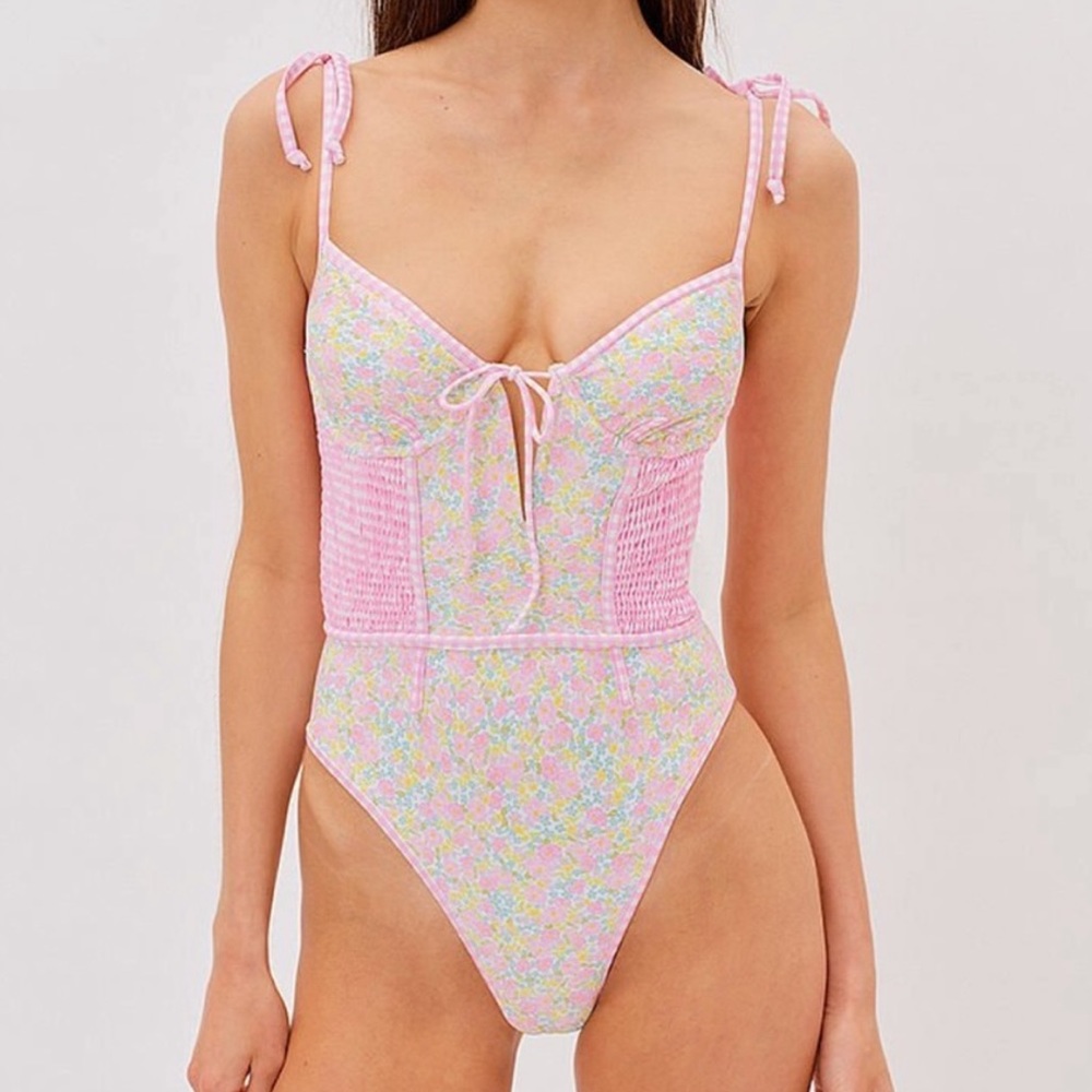 NWOT FOR LOVE AND LEMONS hydrangea blooms onepiece